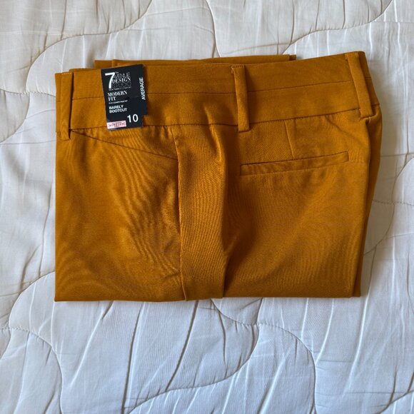 New York & Company Mustard Boot Cut Pants - Picture 11 of 11